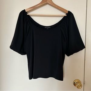 NWT Banana Republic Balloon Sleeve Crepe Top